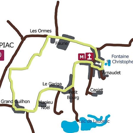 CourpiacDomaine Capiet住宿加早餐旅馆 外观 照片